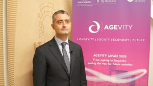 Gianluca Scavo at Agevity Forum Expo Osaka